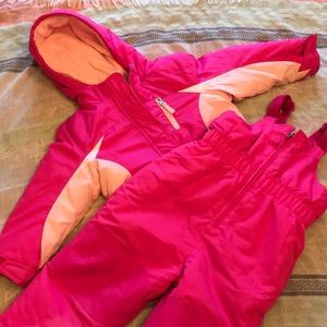 Girls snow suit